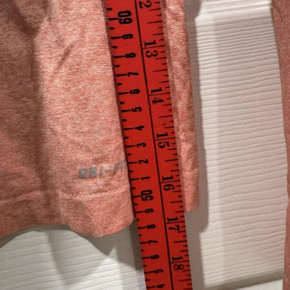 Women’s Nike‎ Womens orange dri fit long sleeves Xsmall Xs Seamless Thumb Holes